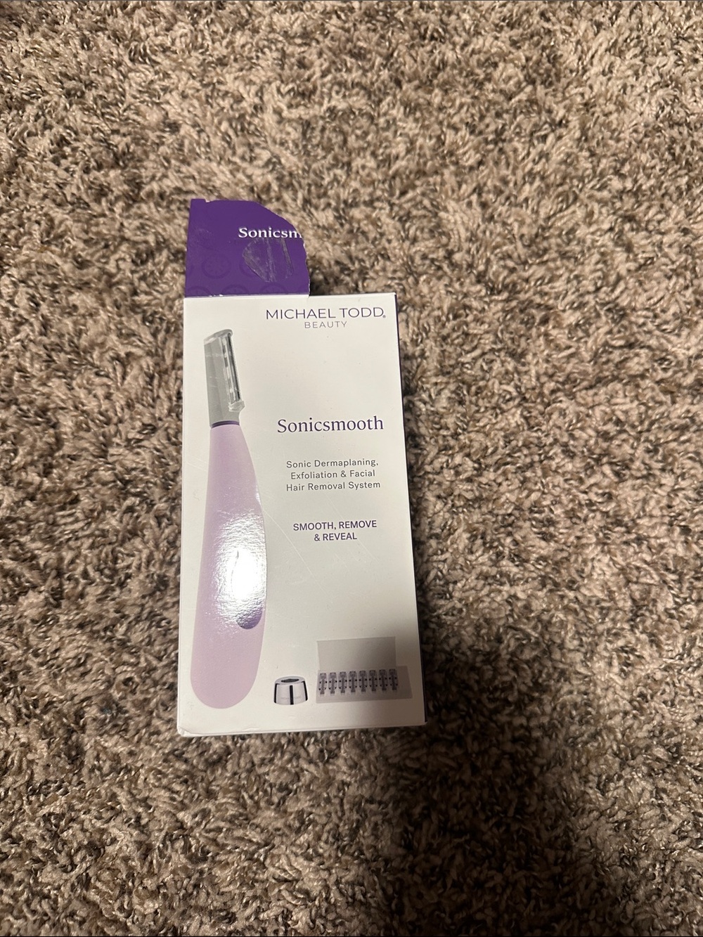 Michael Todd Beauty Sonicsmooth Facial Dermaplaning Tool - Light Purple